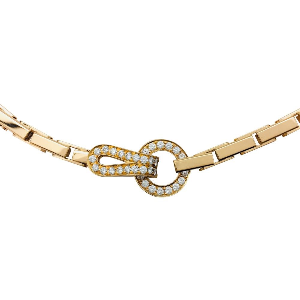 agrafe herringbone twisted necklace cartier