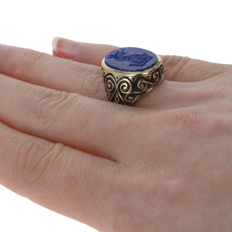 genuine lapis lazuli ring