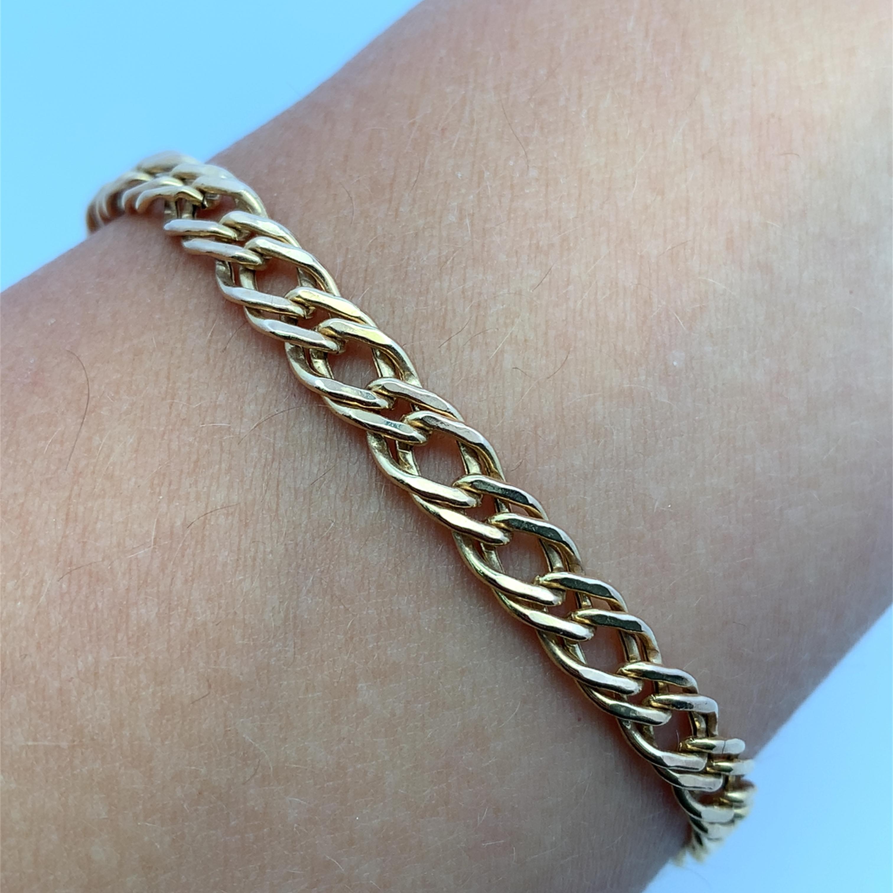 Pulsera de cadena de oro amarillo unisex en Nuevo estado para la venta en London, GB