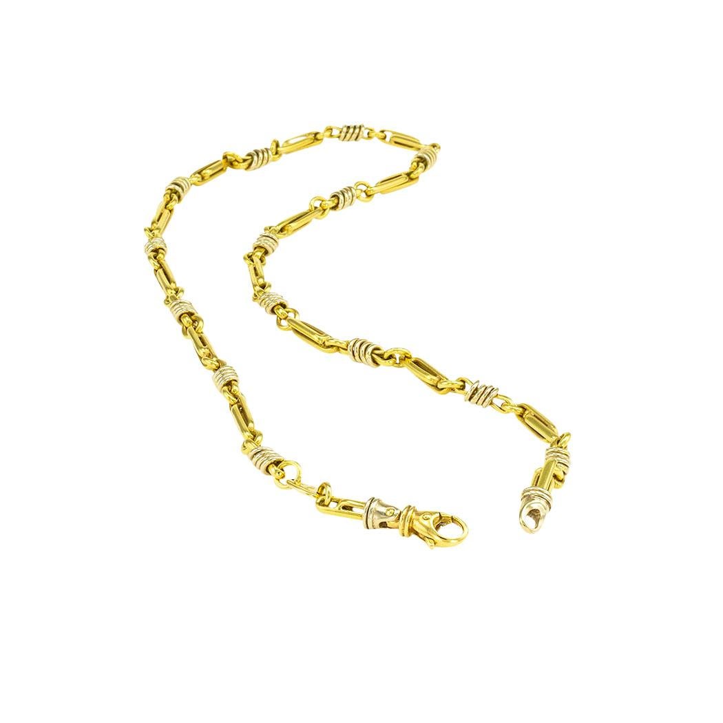  Chaîne collier en or jaune Unisexe 