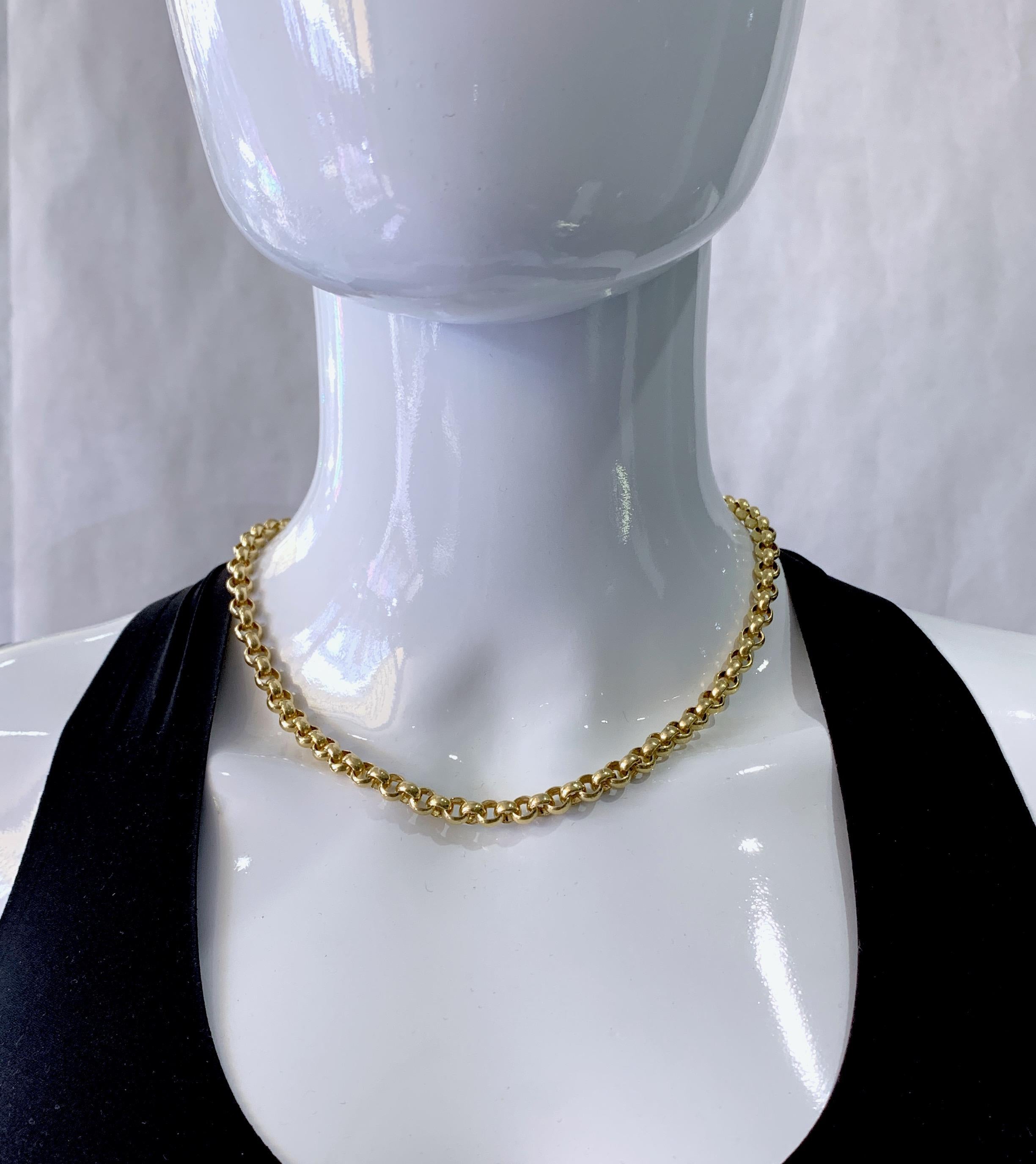 yellow gold toggle necklace