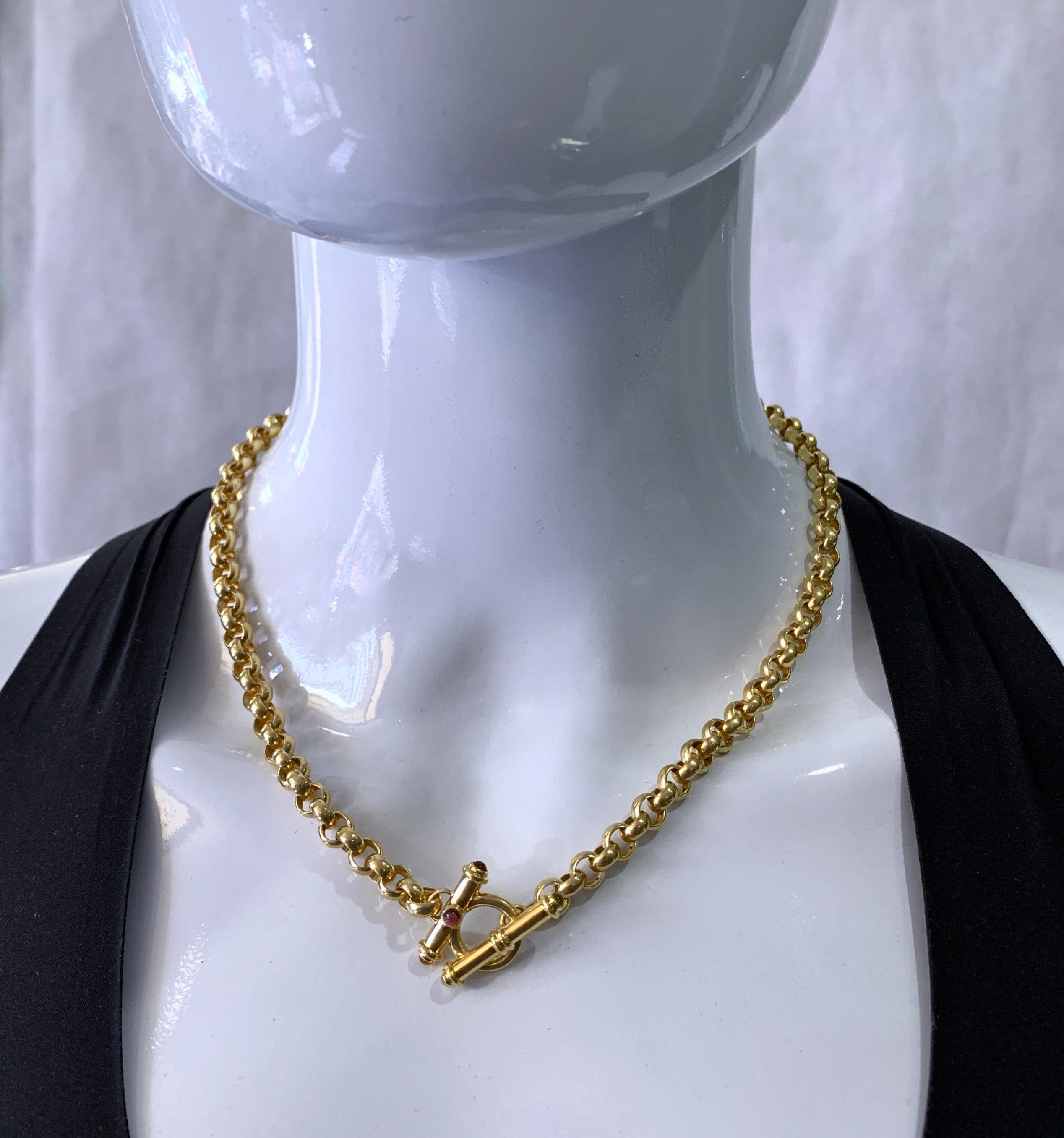 gemstone chain necklace