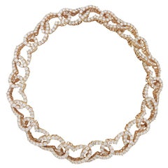 Chaumet Hearts Necklace, all set with Diamonds.