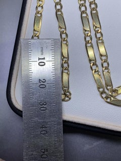 Yellow Gold Chunky Curb Cuban Link Chain Necklace