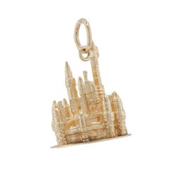 Yellow Gold Cinderella Castle Charm - 14k Disney's Magic Kingdom