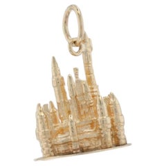 Yellow Gold Cinderella Castle Charm - 14k Disney's Magic Kingdom