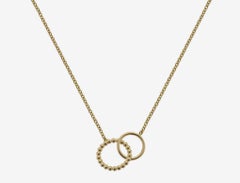 Collar circular de oro amarillo
