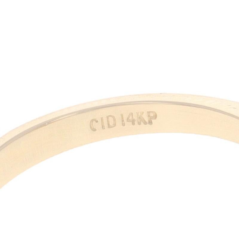 Bague bypass en or jaune avec citrine et diamant - 14k Oval 1.87ctw en vente 2