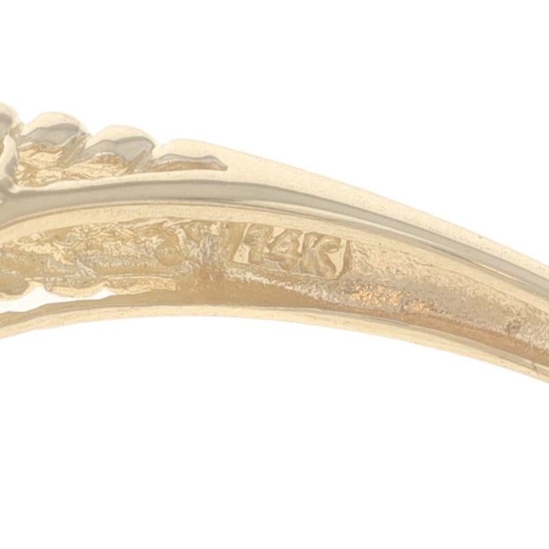 Anello cocktail con diamante citrino in oro giallo 14k Cuscino quadrato 7.20ctw in vendita 3