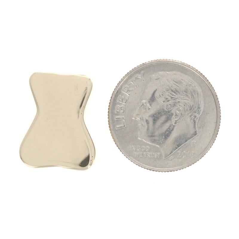 Citrin-Vase aus Gelbgold Solitär Slide Charm - 14k Birnenschliff .65 Karat Gefäß Damen
