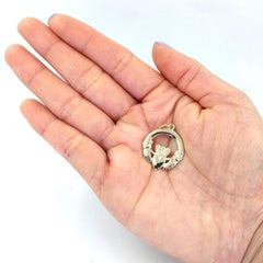 Yellow Gold Claddagh Pendant