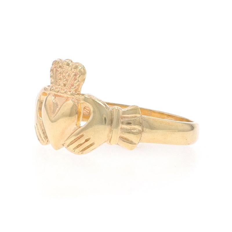 Anello Claddagh in oro giallo 10k Amore Fedeltà Amicizia In condizioni ottime in vendita a Greensboro, NC