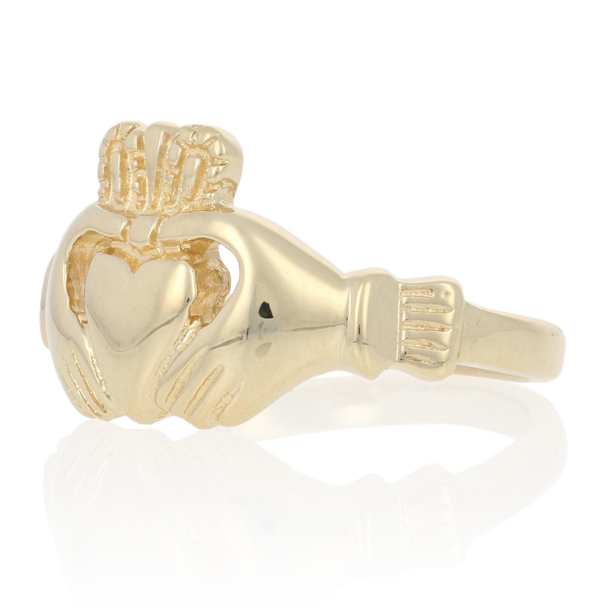 This ring is a size 3 3/4 - 4, but it can be re-sized up 2 sizes for a $25 fee or down 1 size for a $20 fee. Once a ring is re-sized, we guarantee the work but we are unable to offer a refund on the sizing. Please contact for additional sizing