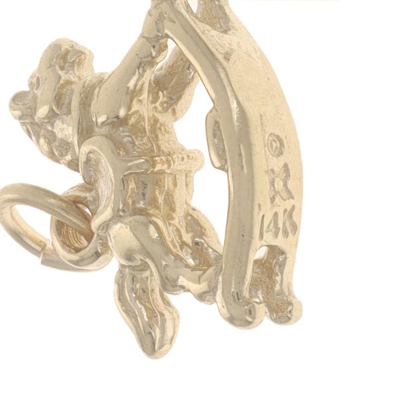 Gelbgold Classic Schaukelpferd Charme - 14k Kinderspielzeug Mom's Keepsake 1