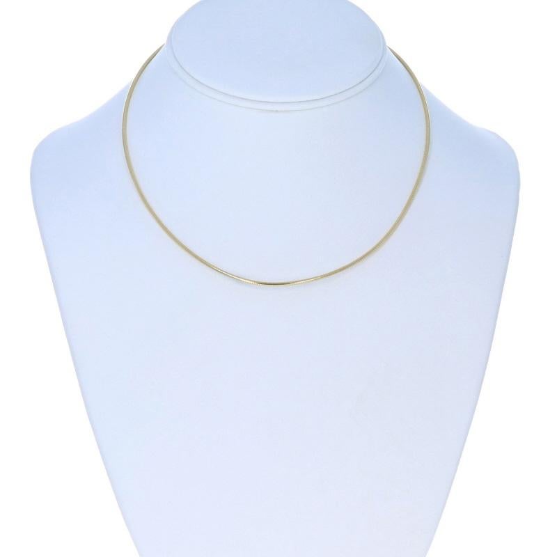 Gelbgold Cocoon Kette Halskette 16