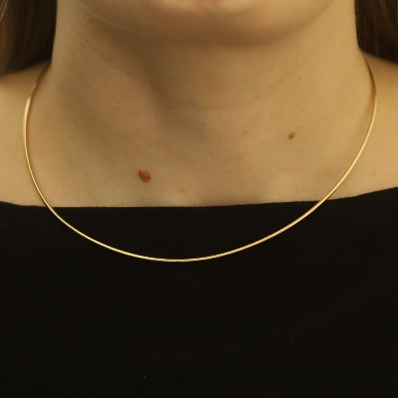 Gelbgold Cocoon Kette Halskette 16