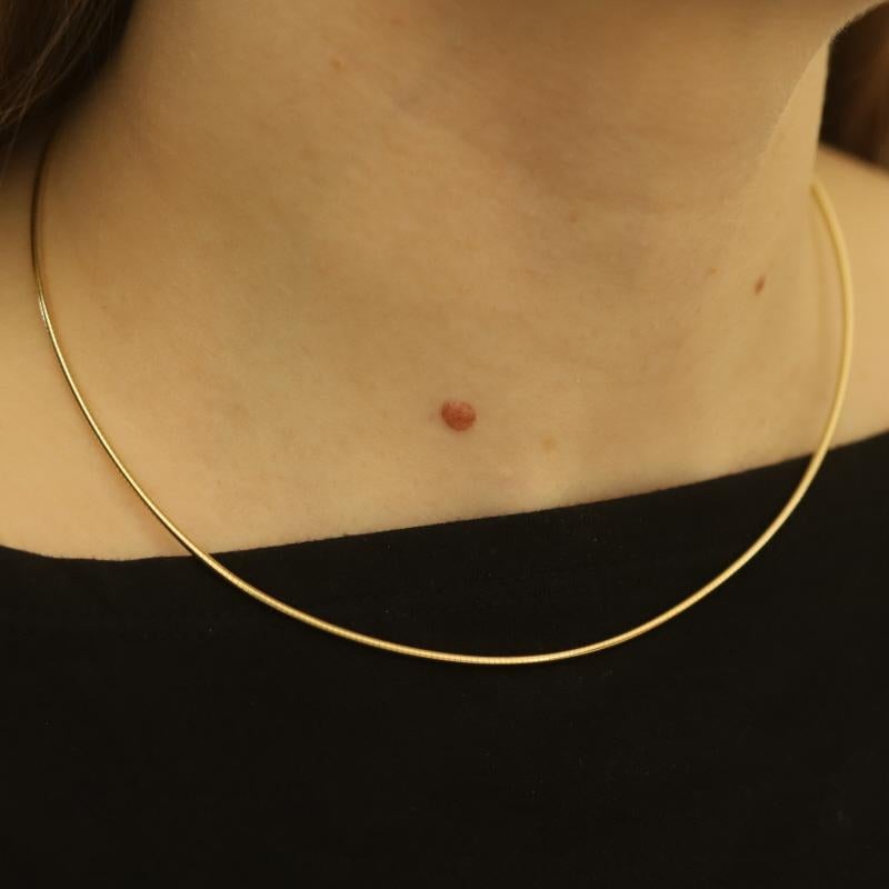 Gelbgold Cocoon Kette Halskette 16