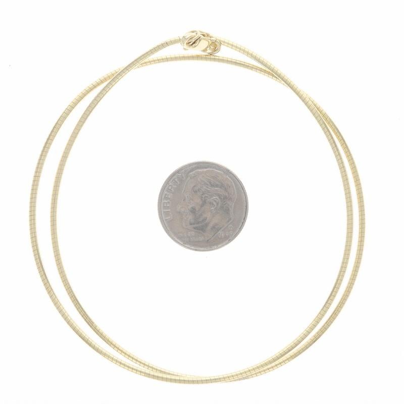 Gelbgold Cocoon Kette Halskette 16