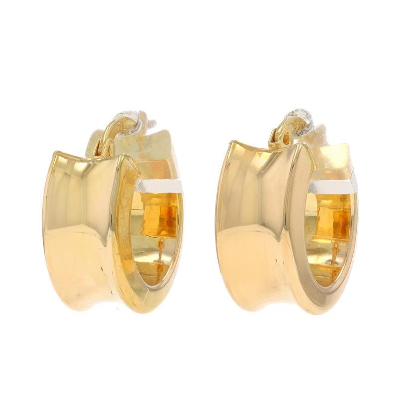 Contenuto del metallo: Oro giallo 14k

Stile: A cerchio
Tema: Concavo
Caratteristiche: Struttura cava per un maggiore comfort durante l'uso

Misure

Altezza: 21/32