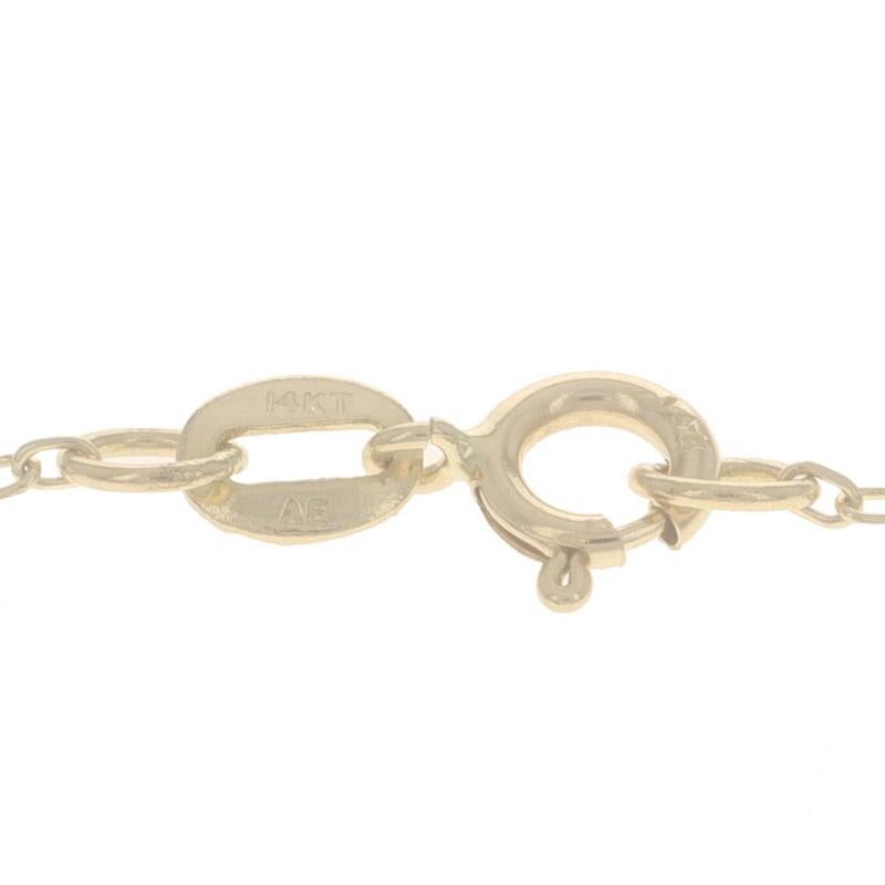 Collier en or jaune avec pendentif en forme de croix 18