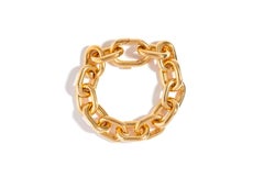 Yellow Gold Cuban Chain Bracelet