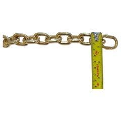 Yellow Gold Cuban Chain Bracelet