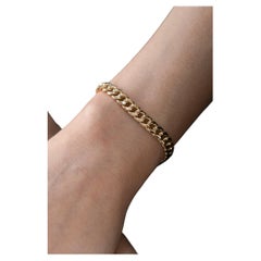 Yellow Gold Cuban Link Bracelet