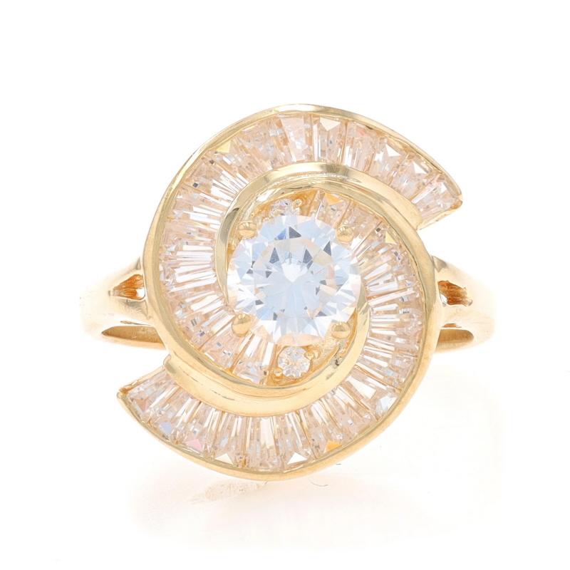 Dimensioni: 7 1/4
Costo della taglia: Up 2 taglie per $35 o Down 1 taglia per $35

Contenuto del metallo: Oro giallo 14k

Informazioni su A. Stone

Zirconi cubici
Carati: 3.00ctw DEW
Taglio: Rotondo e Baguette

Carati totali: 3,00ctw

Stile: