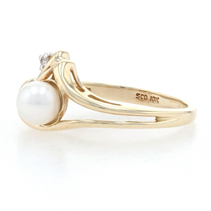 pearl and brilliant rings