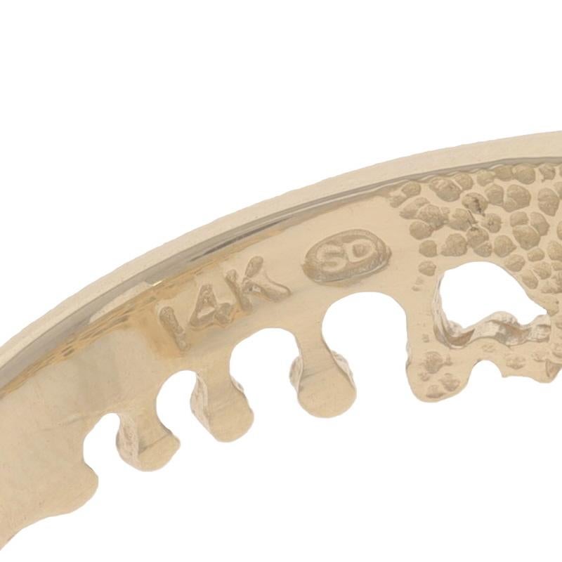 Tiera-Ring aus Gelbgold mit Zuchtperlen und Diamanten - 14k Crown Royalty 2