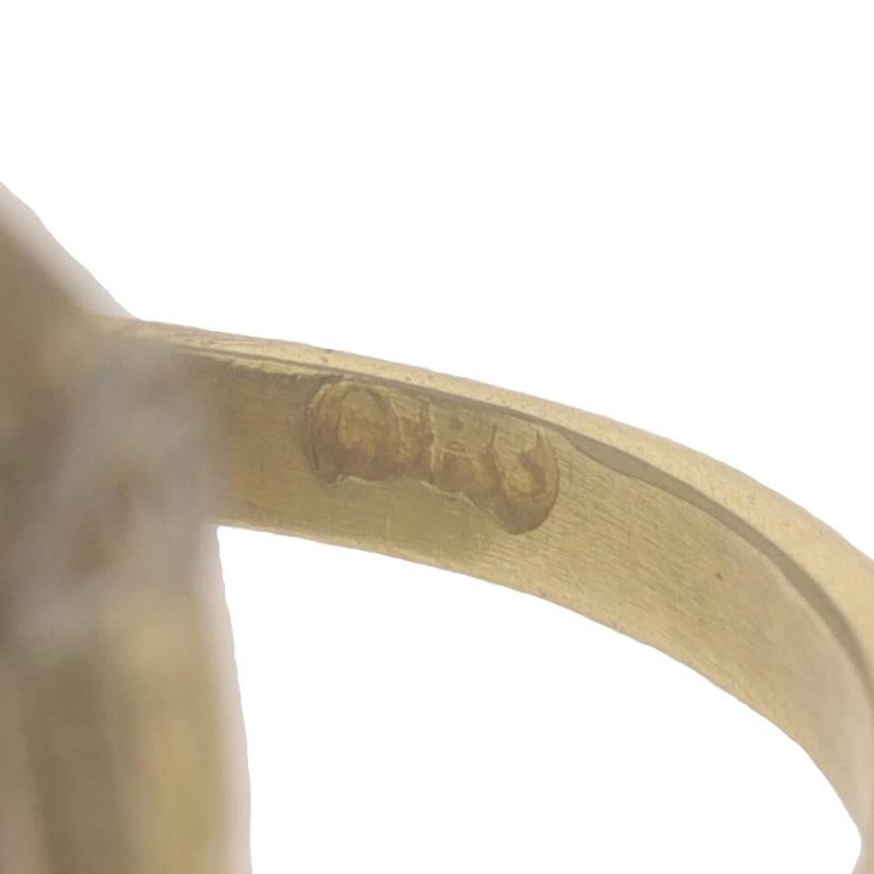 Yellow Gold Cultured Pearl & Diamond Victorian Cluster Bypass Ring 18k Antique For Sale 1