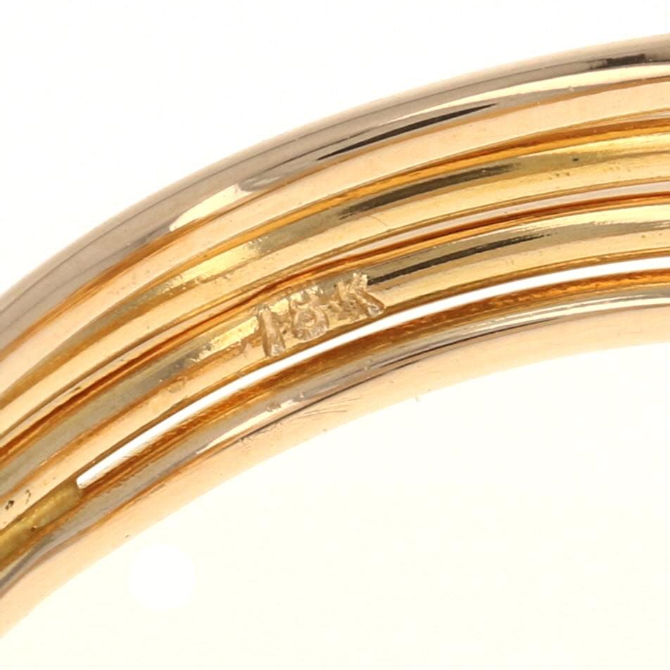 Gelbgold-Zuchtperlen-Cluster-Cocktailring:: 18 Karat Damen