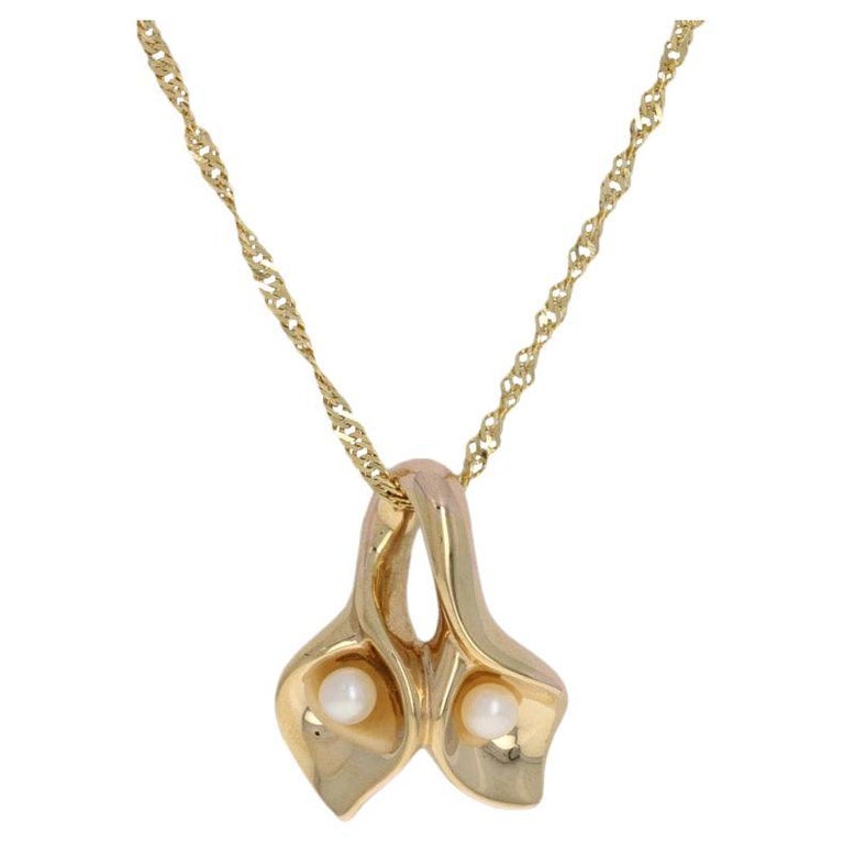 10MM CHINESE CULTURED PEARL NECKLACE WITH 14K YELLOW GOLD TOGGLE CLASP main image 0
