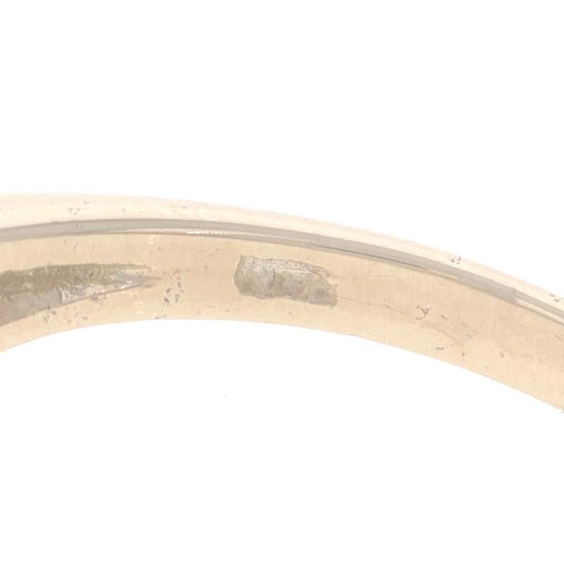Anello solitario con perla coltivata in oro giallo 14k Scrollwork in vendita 2