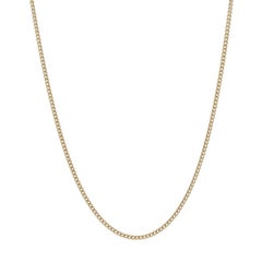 Collana a catena in oro giallo 14 1/4" - 10k