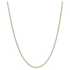 Collana a catena in oro giallo 14 1/4" - 10k