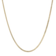 Collana a catena in oro giallo 17 3/4" - 18k