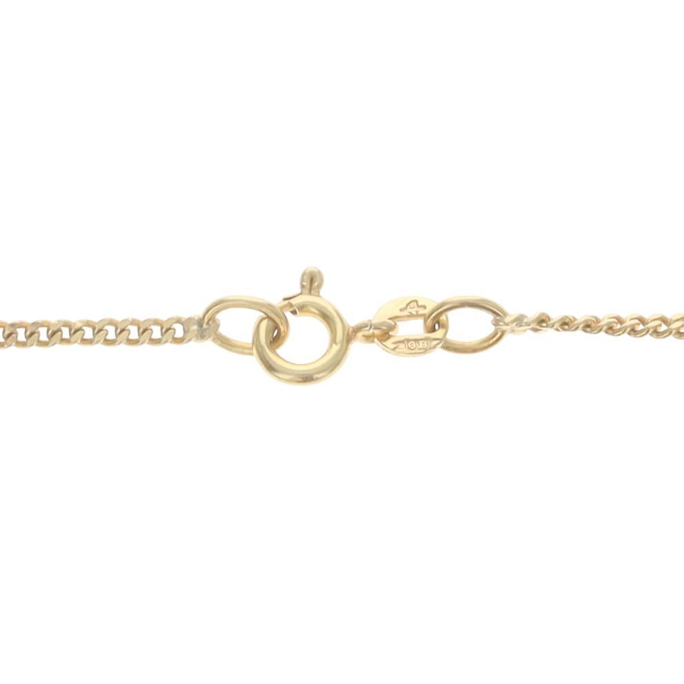 Collana a catena in oro giallo 23 3/4