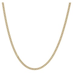 Collana a catena in oro giallo 23 3/4" 18k
