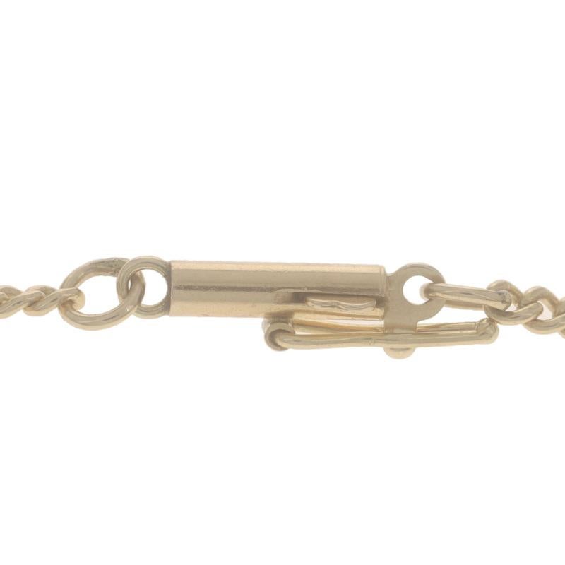 Collana a catena in oro giallo 24 3/4