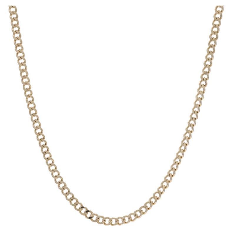 Collana a catena in oro giallo da 25" - 14k