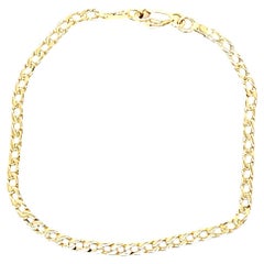 Yellow Gold Curb Link Bracelet