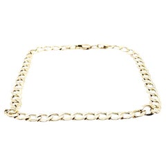 Yellow Gold Curb Link Chain Bracelet