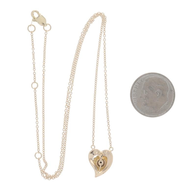 Collier Edwardien en Or Jaune et Perle Dia 15 3/4