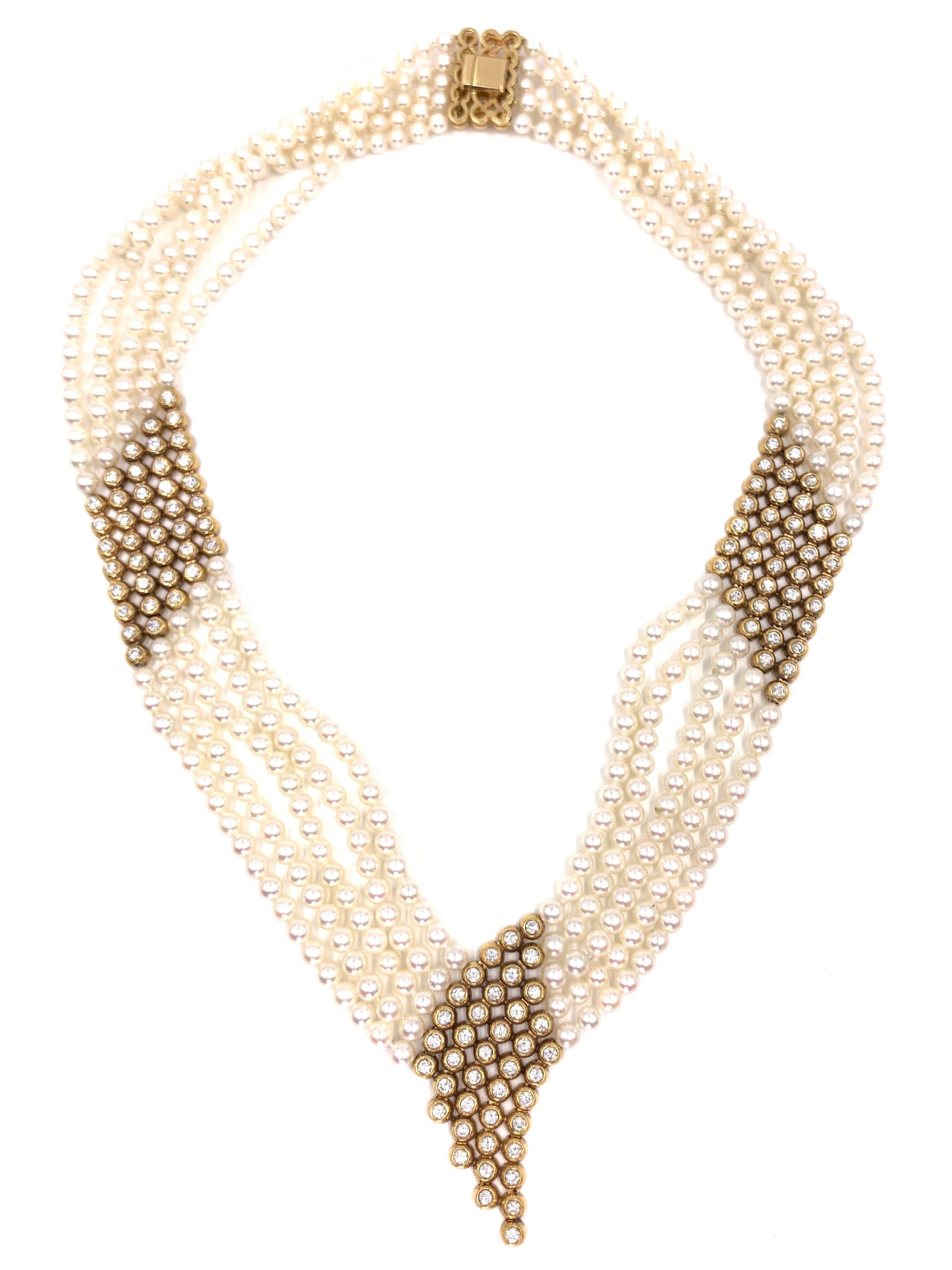 gold multi strand necklace