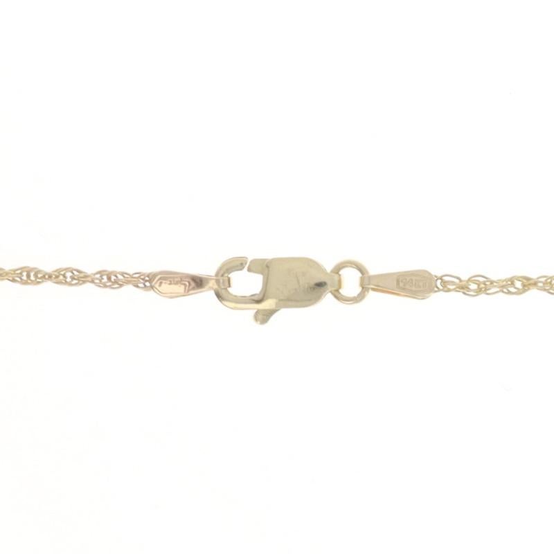 Donna Collana con ciondolo a fiore in oro giallo e diamanti Art Deco da 16