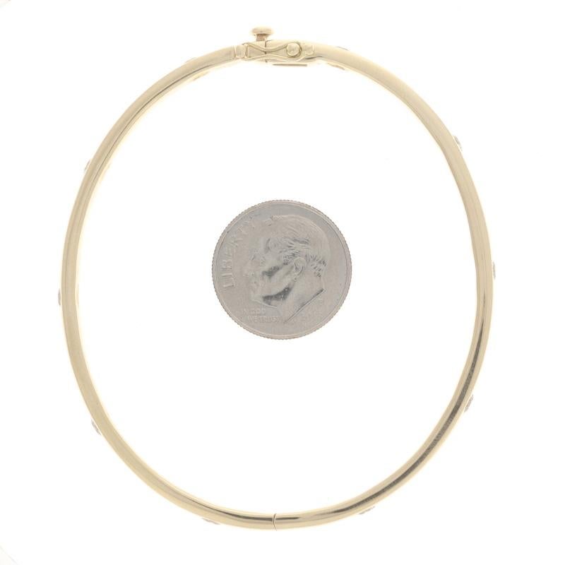 Gelbgold Diamant-Armreif 6 1/2