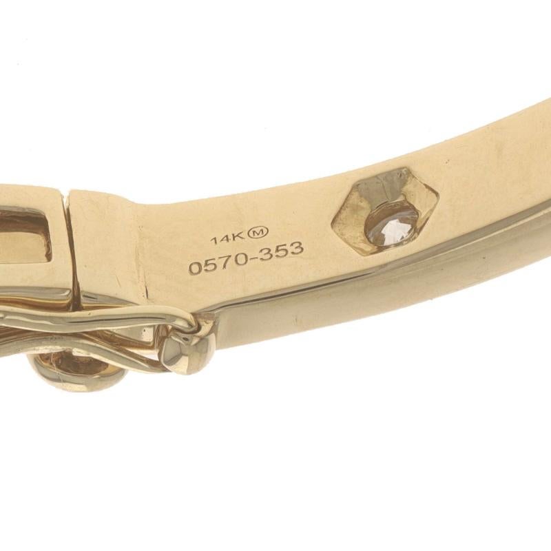 Gelbgold Diamant-Armreif 6 1/2