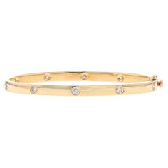 Bracelet en or jaune avec diamant - 14k Round Brilliant 1.13ctw