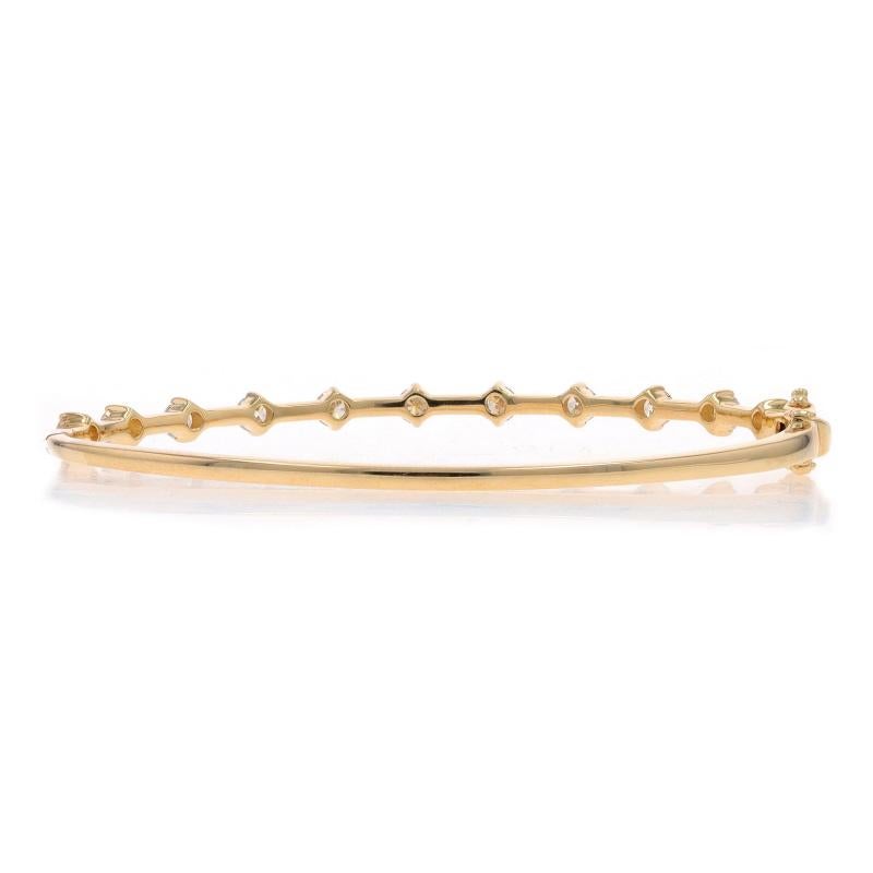 Gelbgold Diamant-Armreif 6 1/2